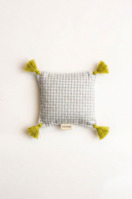 lavender bag - ZAKIA mini checked - grey