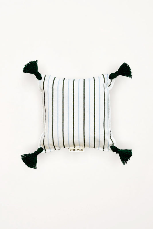 lavender bag - ZAKIA lines - green/blue/white