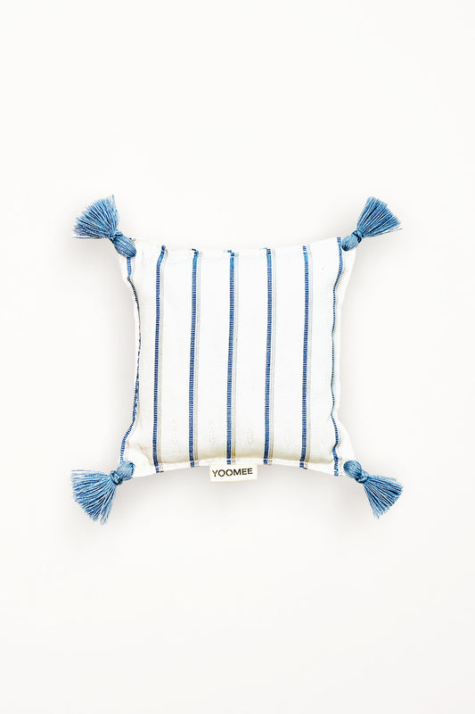 lavender bag - ZAKIA lines - grey blue/white