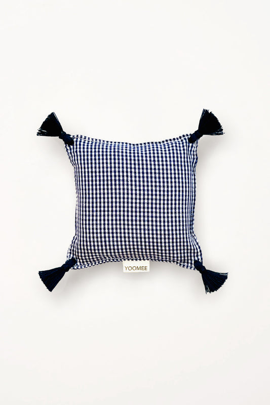 lavender bag - ZAKIA mini checked - dark blue