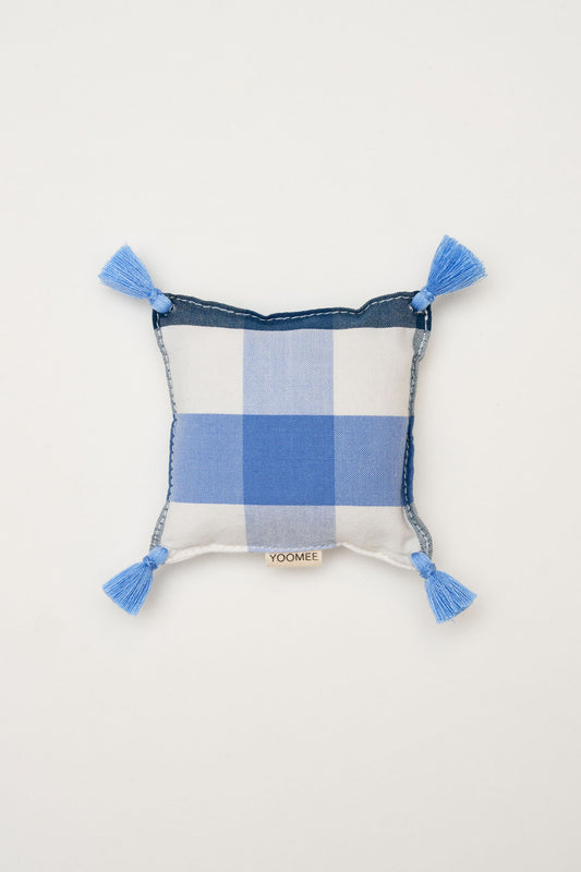 lavender bag - ZAKIA checked - multicolor blue/white