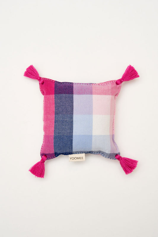 lavender bag - ZAKIA checked - multicolor purple/blue