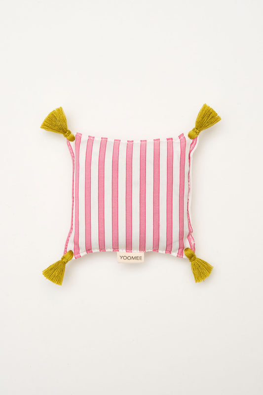 lavender bag - ZAKIA stripes - rose/white