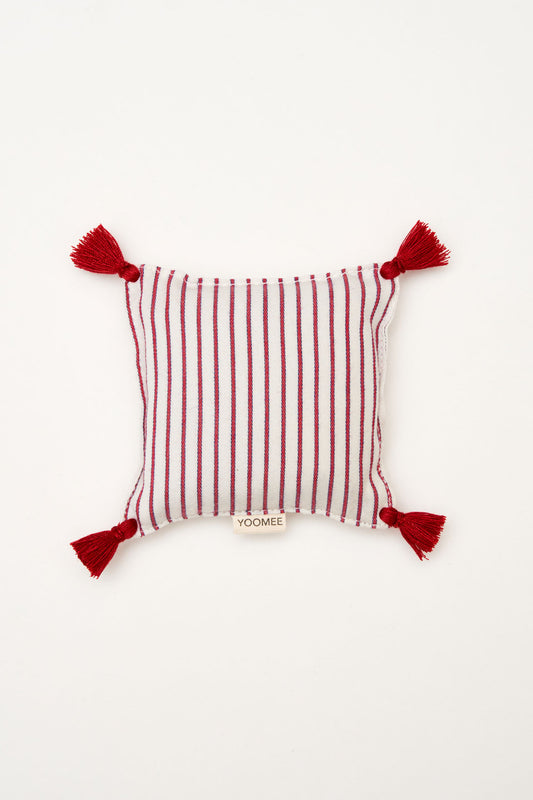 lavender bag - ZAKIA stripes - red/white