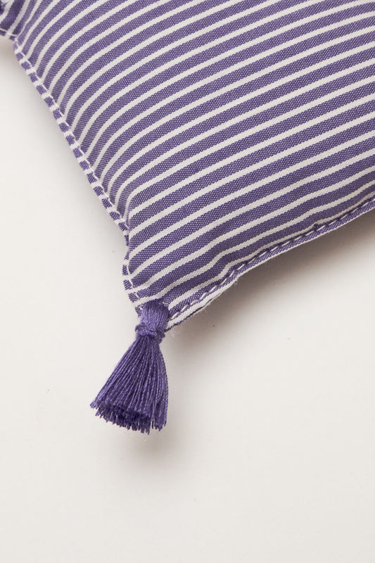 lavender bag - ZAKIA stripes - purple/white