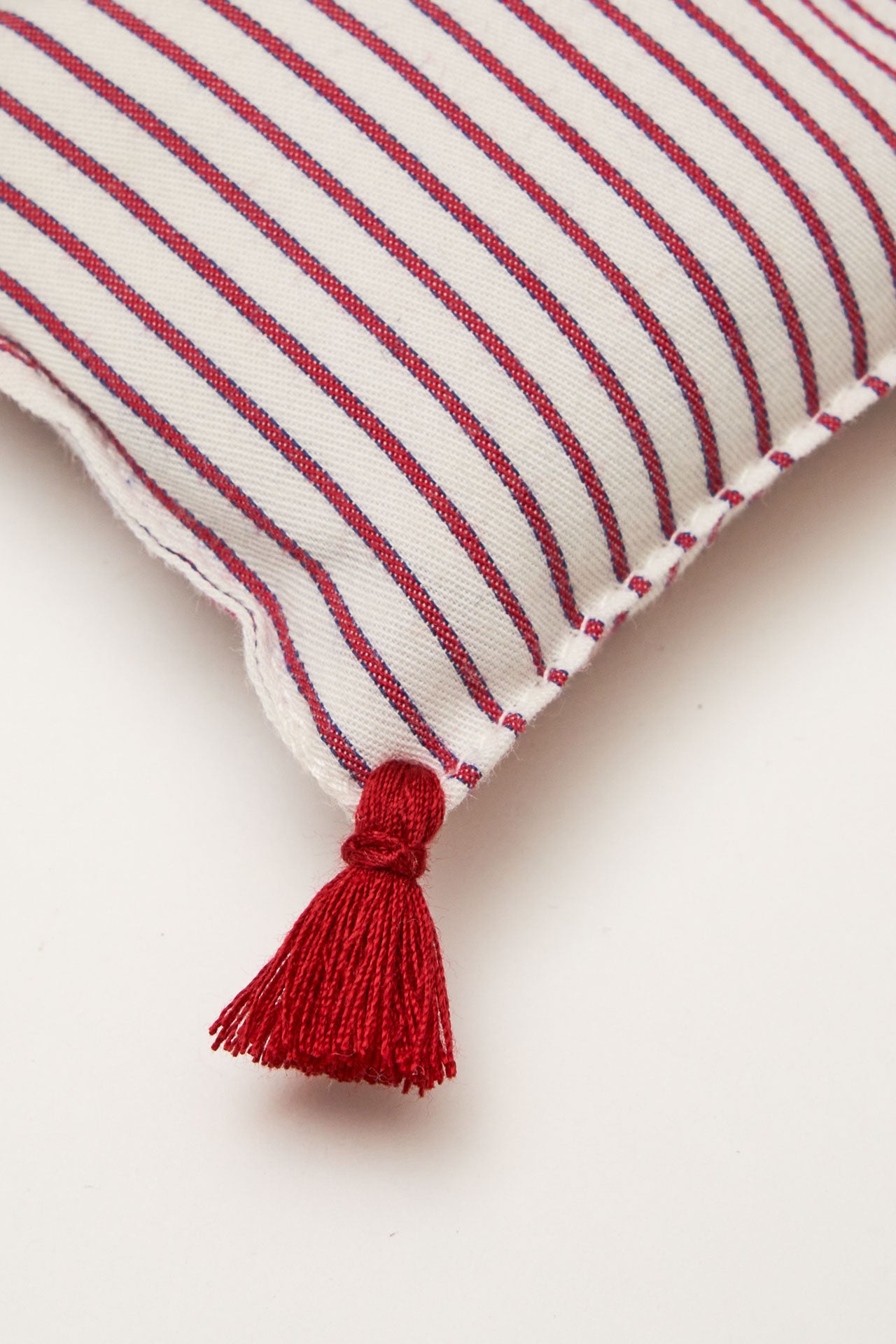 lavender bag - ZAKIA stripes - red/white