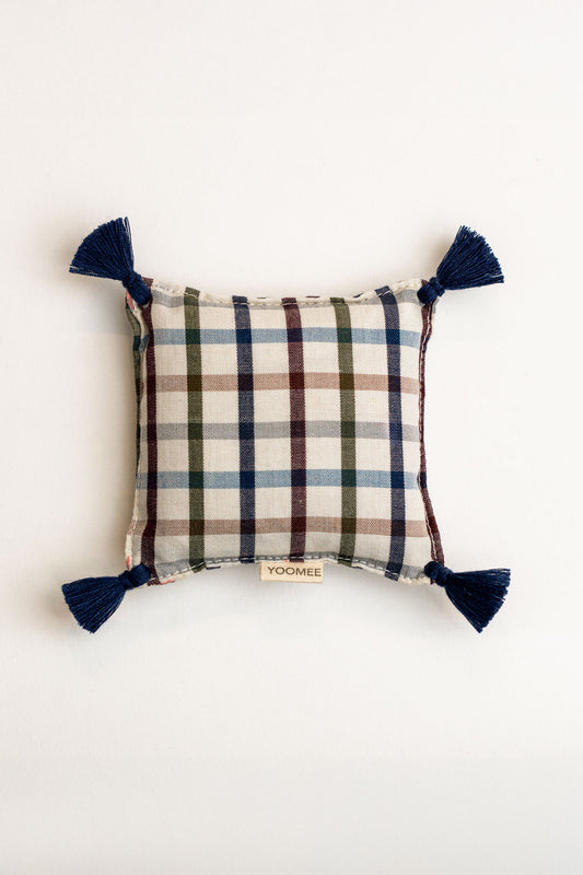 lavender bag - ZAKIA checked - multicolor blue/red/green
