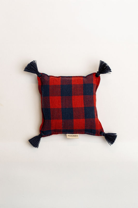 lavender bag - ZAKIA checked - red/dark blue