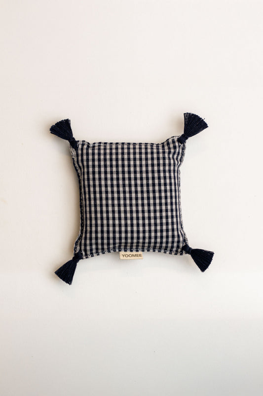 lavender bag - ZAKIA mini checked - marine