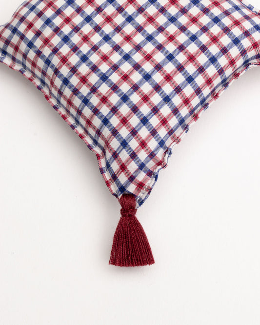 lavender bag - ZAKIA mini checked - red/marine