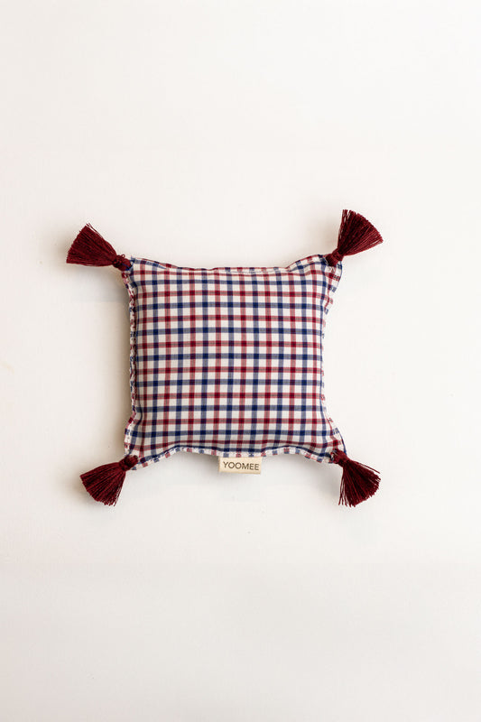lavender bag - ZAKIA mini checked - red/marine