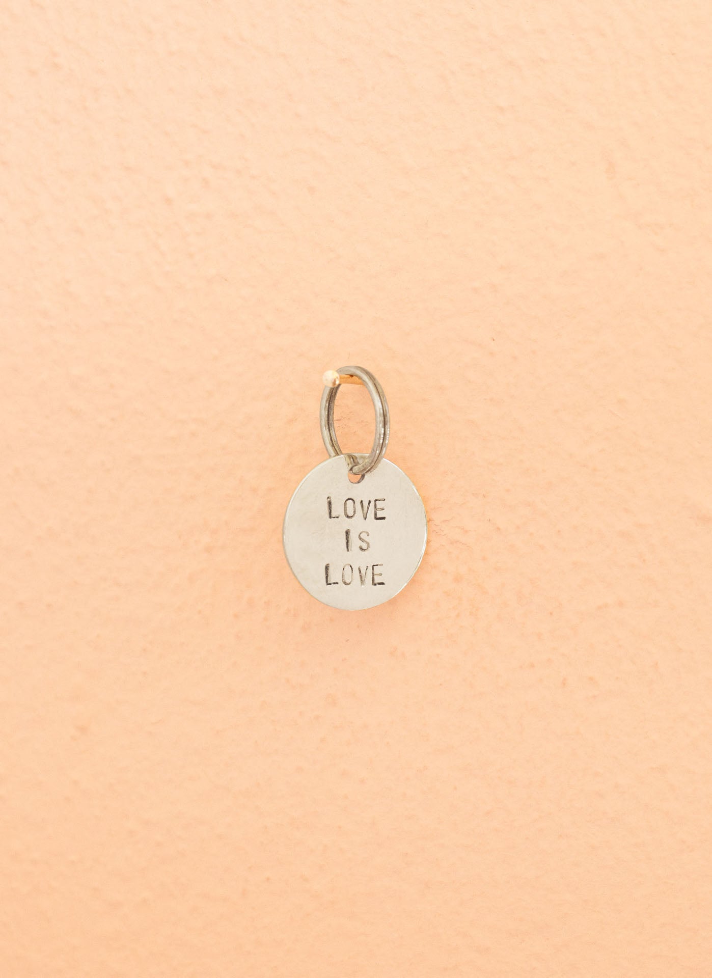 key tag - mini - love is love