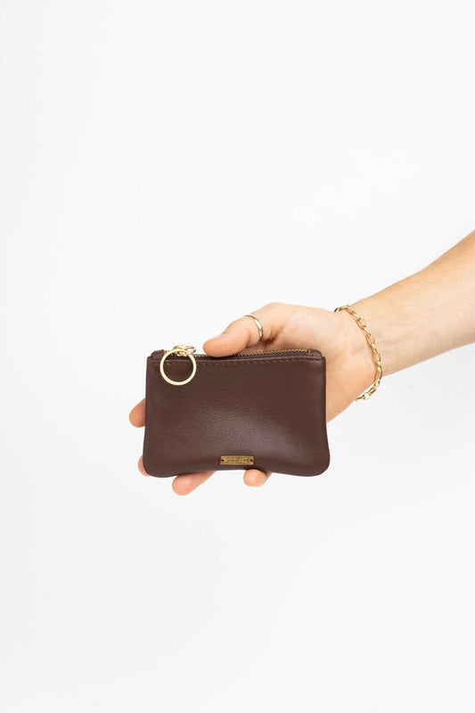 micro wallet - NAIMA - mocca