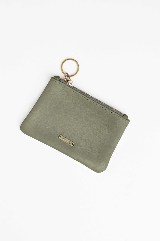 micro wallet - NAIMA - olive