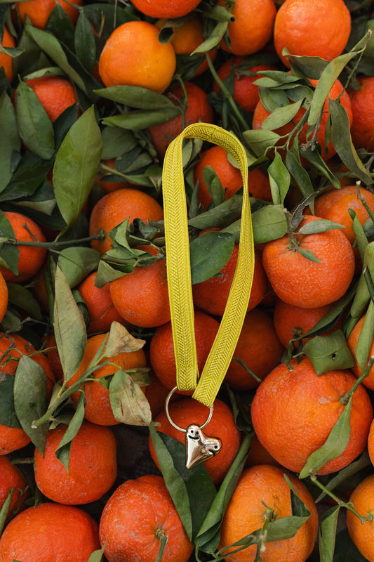 keychain band - ZAHRA mini - limegreen
