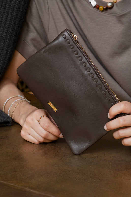 mini pouch - NAIMA - mocca