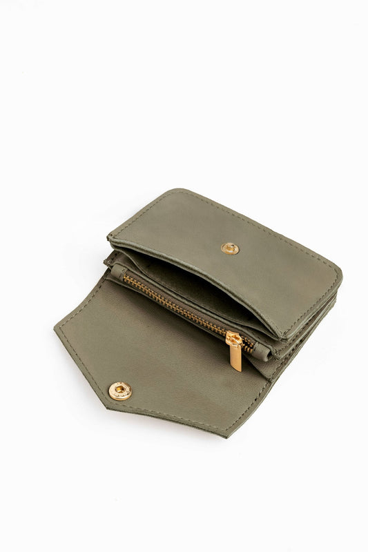 mini wallet - NAIMA - olive