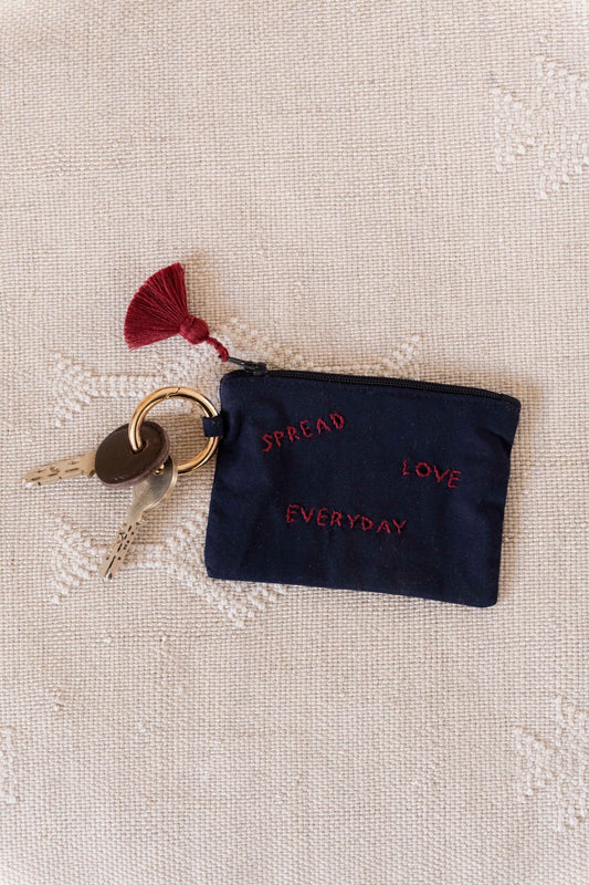 mini wallet - ZINA spread love everyday - marine