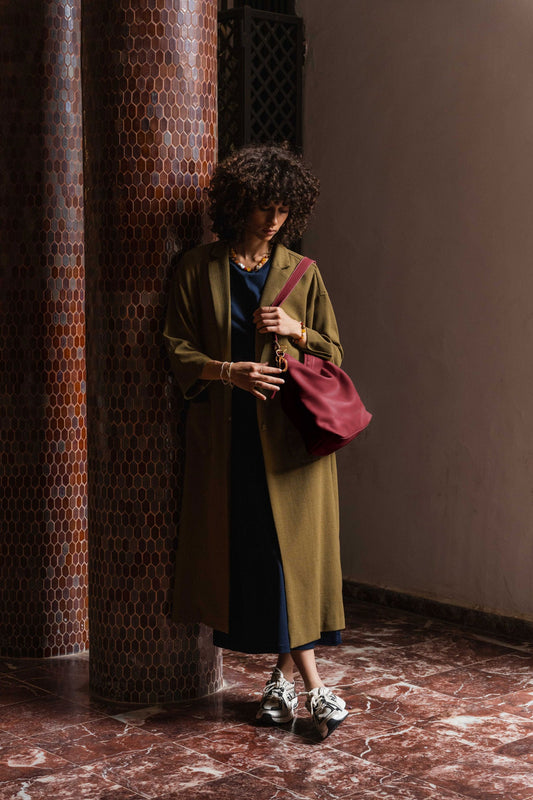 bag - NAIMA - cherry red