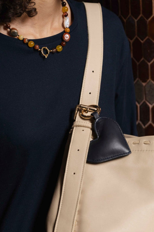 heart pendant - NAIMA - nightblue