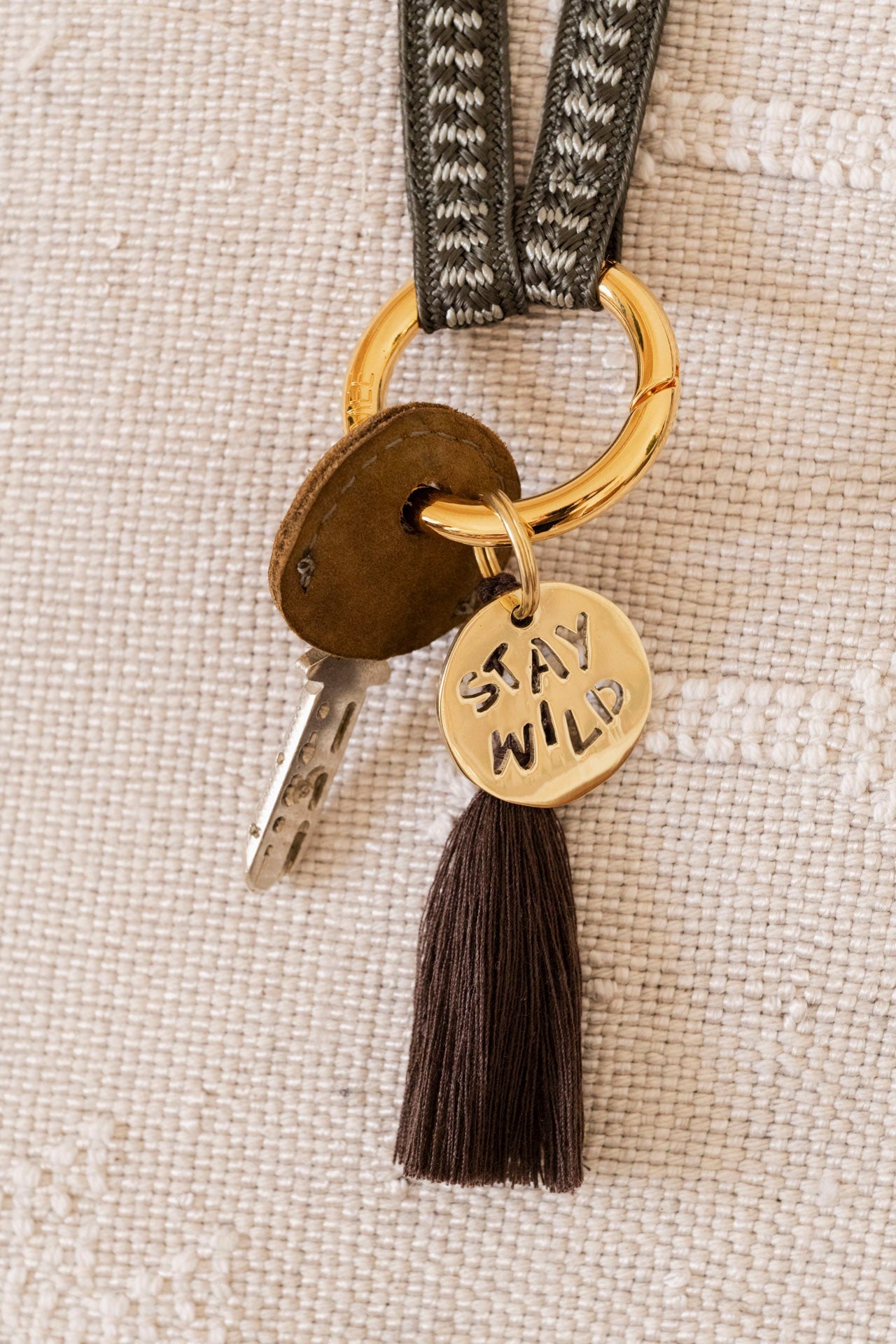 keychain band - ZAHRA - artichoke