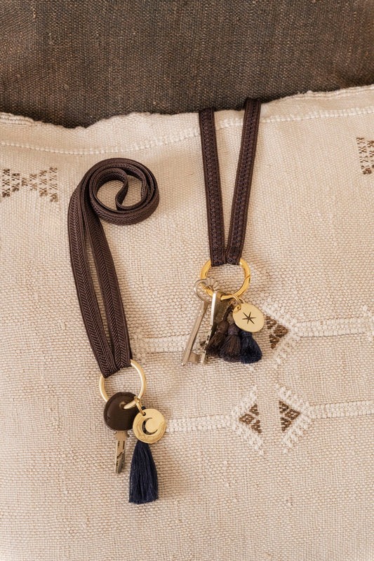 keychain band - ZAHRA mini - mocca