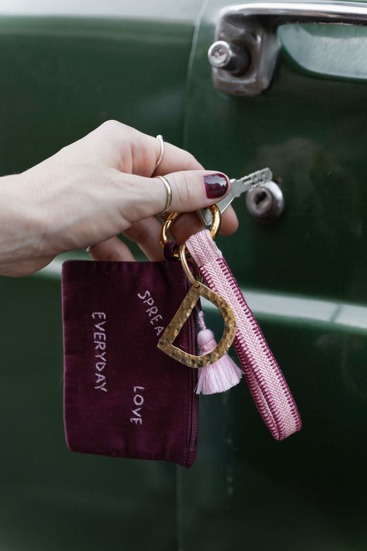keychain loop - ZAHRA hbik - rose