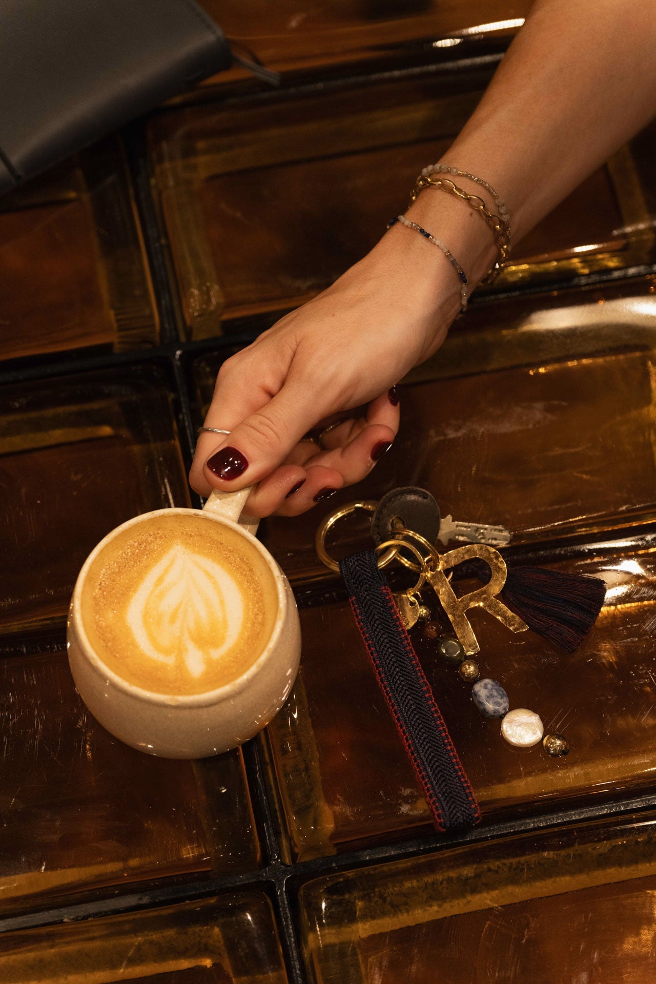 keychain loop - ZAHRA hbik - marine