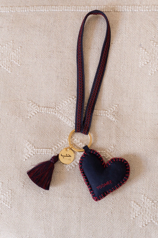 keychain band - ZAHRA mini - blood moon