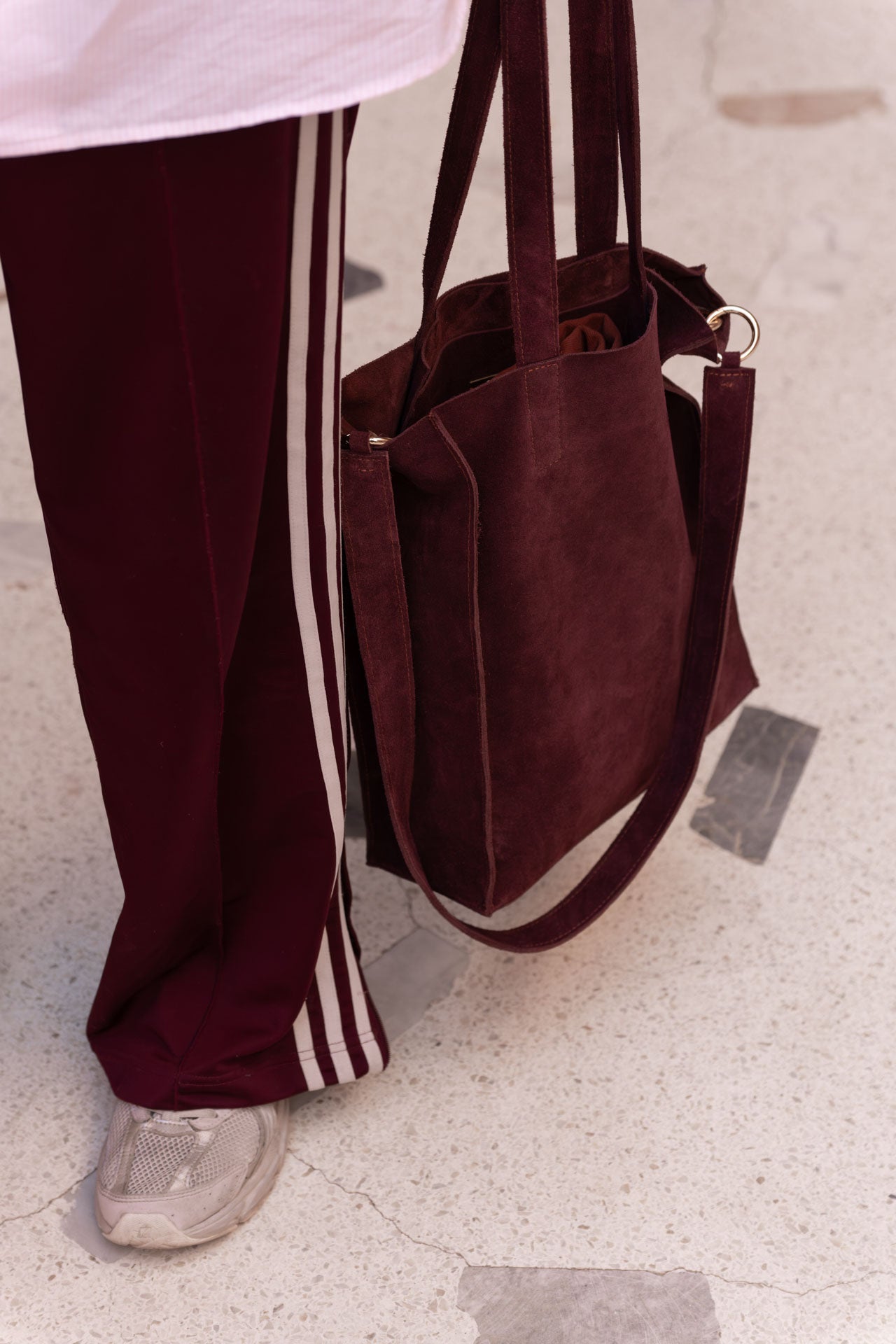 tote - DENYA - crossbody - aubergine