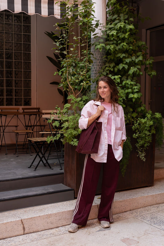 tote - DENYA - crossbody - aubergine