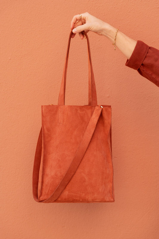tote - DENYA - crossbody - brick