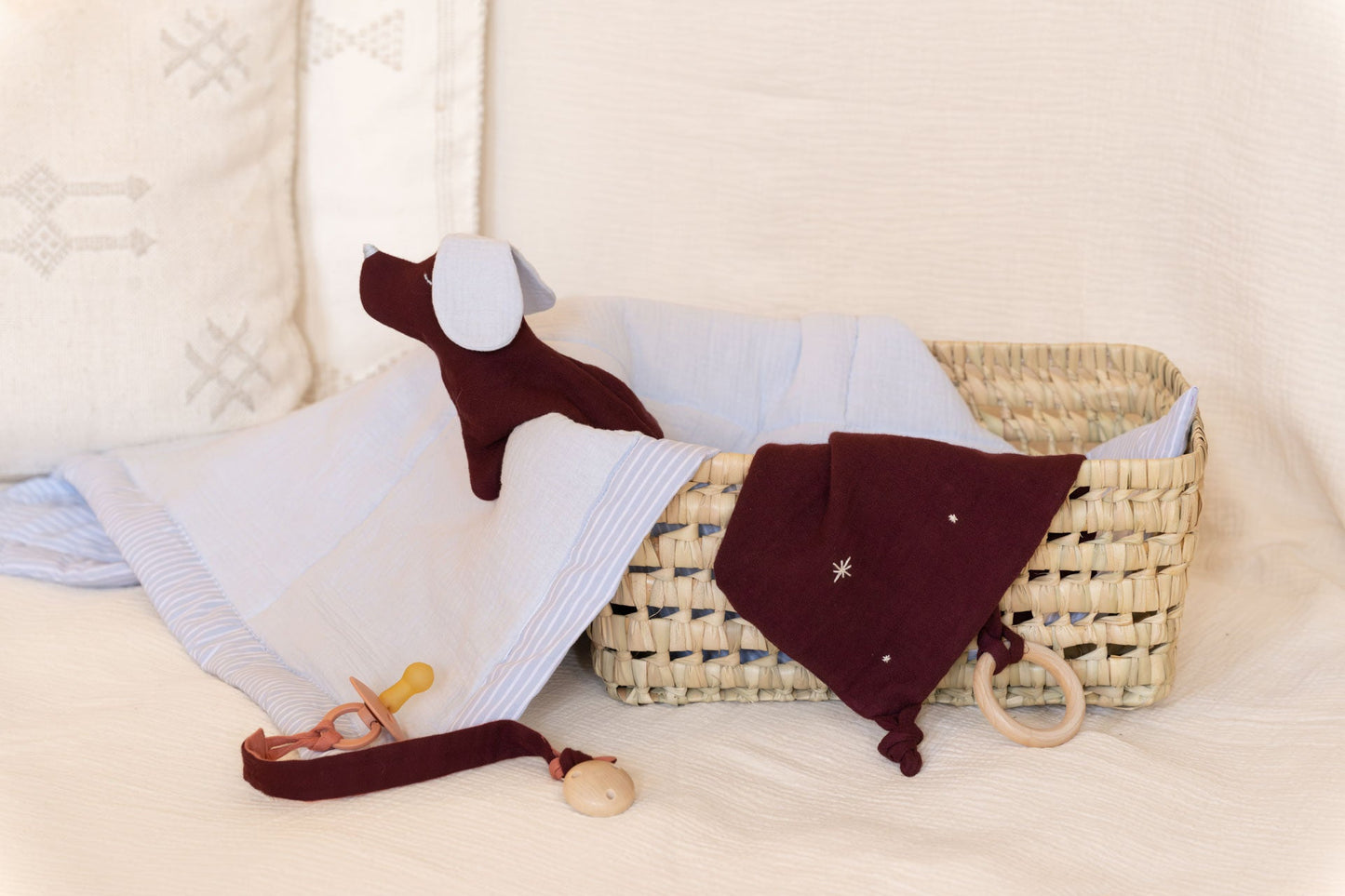 lavender pillow - NINI dog - bordeaux