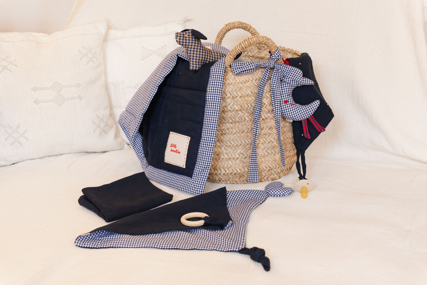 muslin cloth - NINI - marine