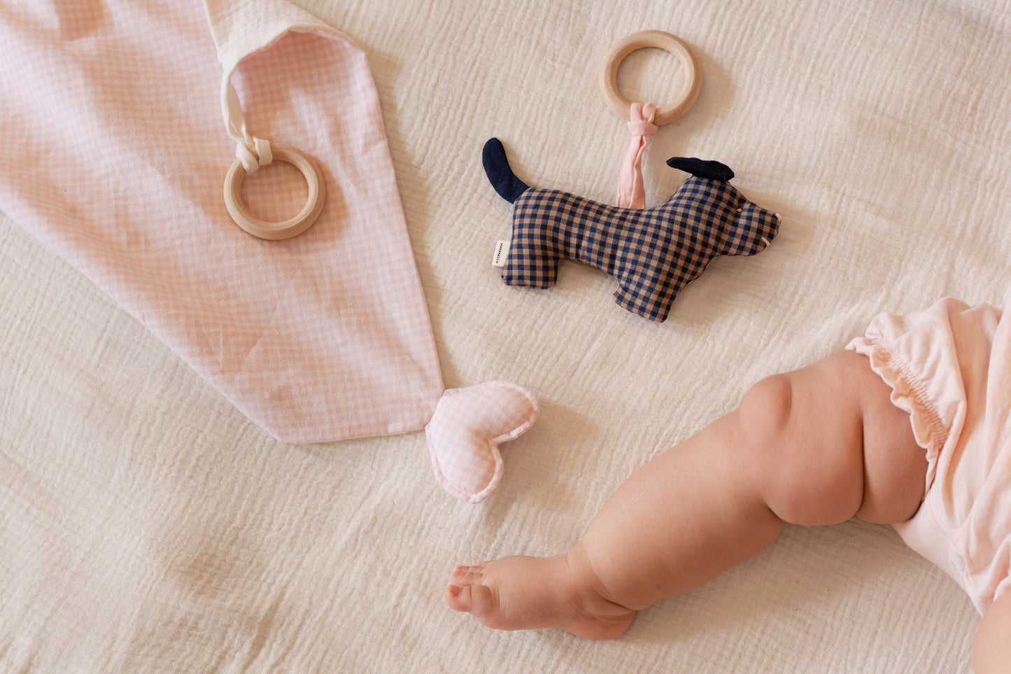 baby rattle - NINI - dog