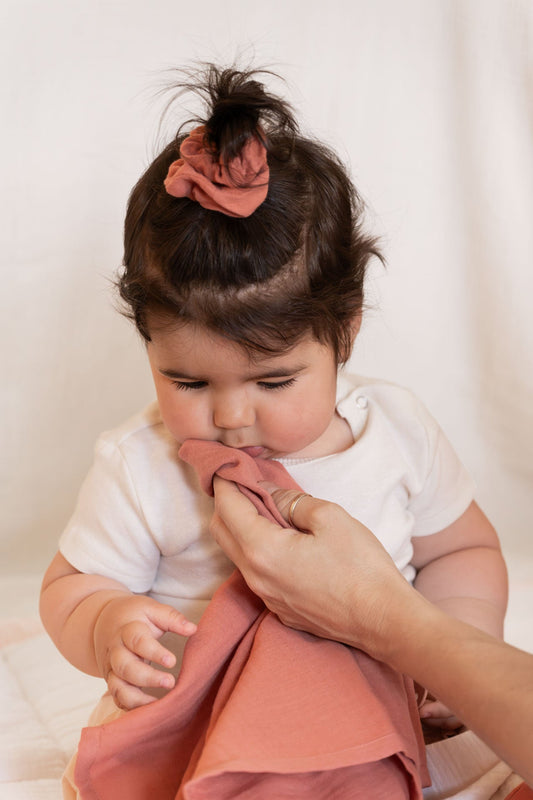 muslin cloth - NINI - apricot