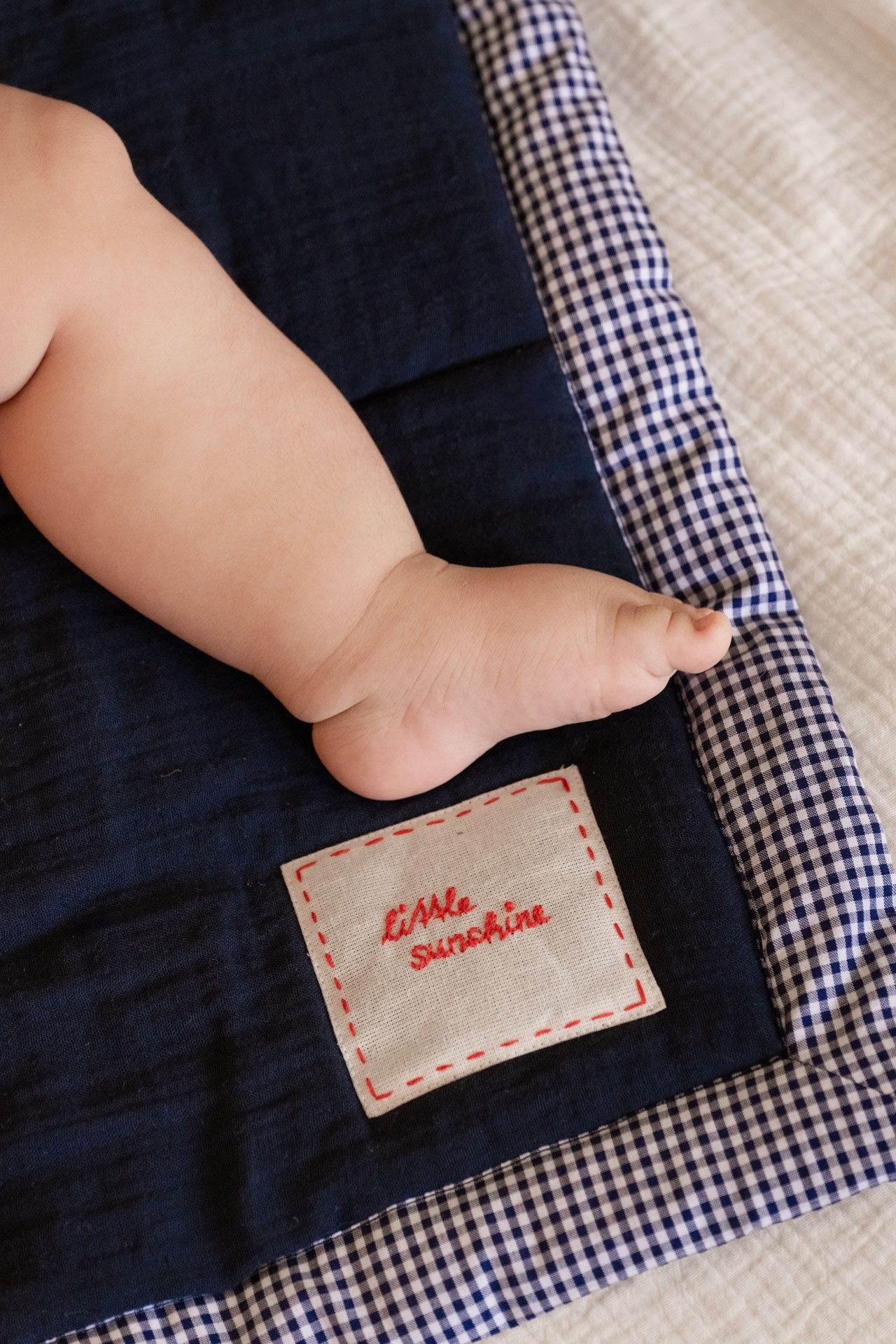 baby blanket - NINI - marine