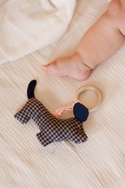 baby rattle - NINI - dog
