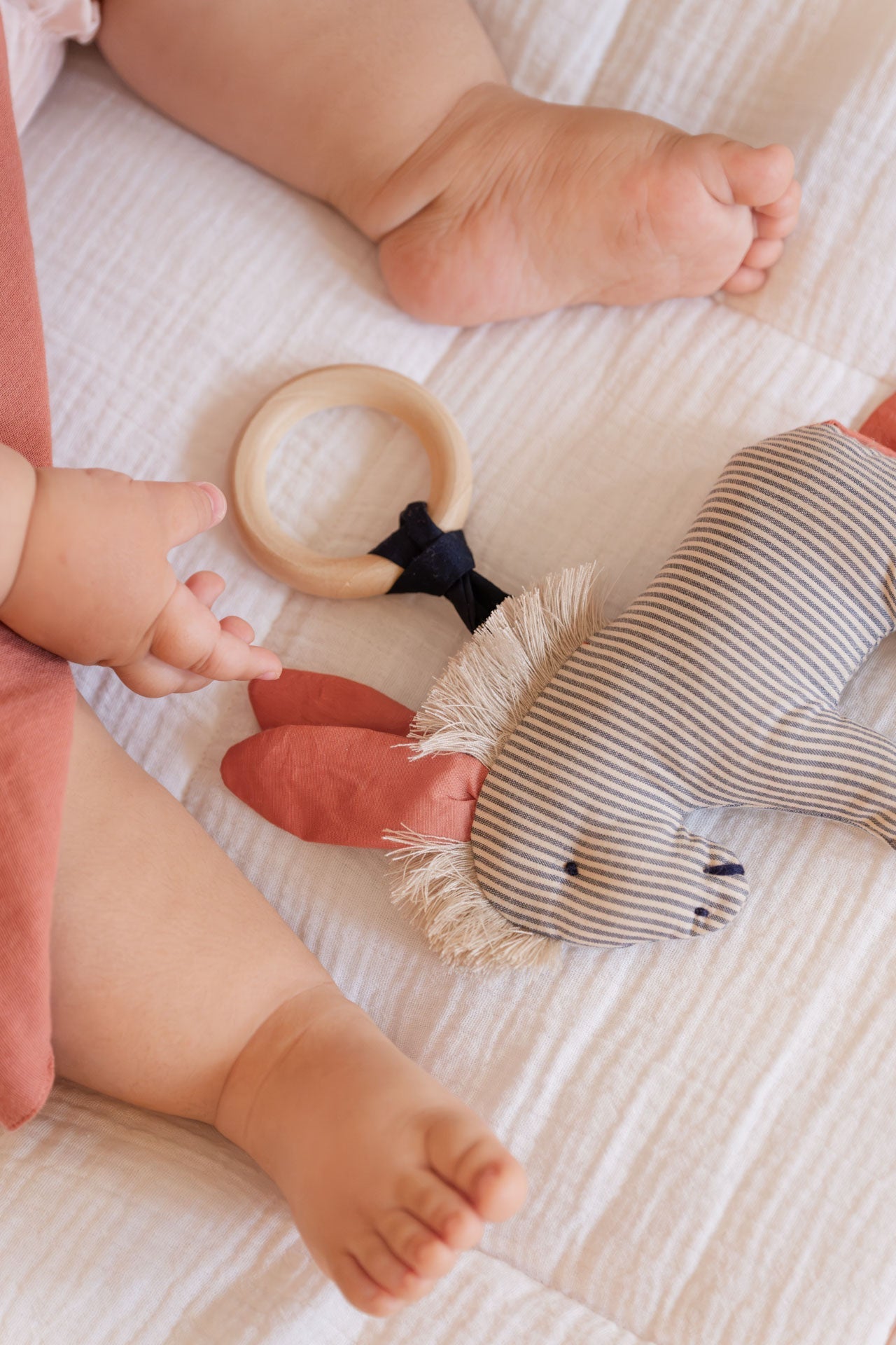 baby rattle - NINI - donkey