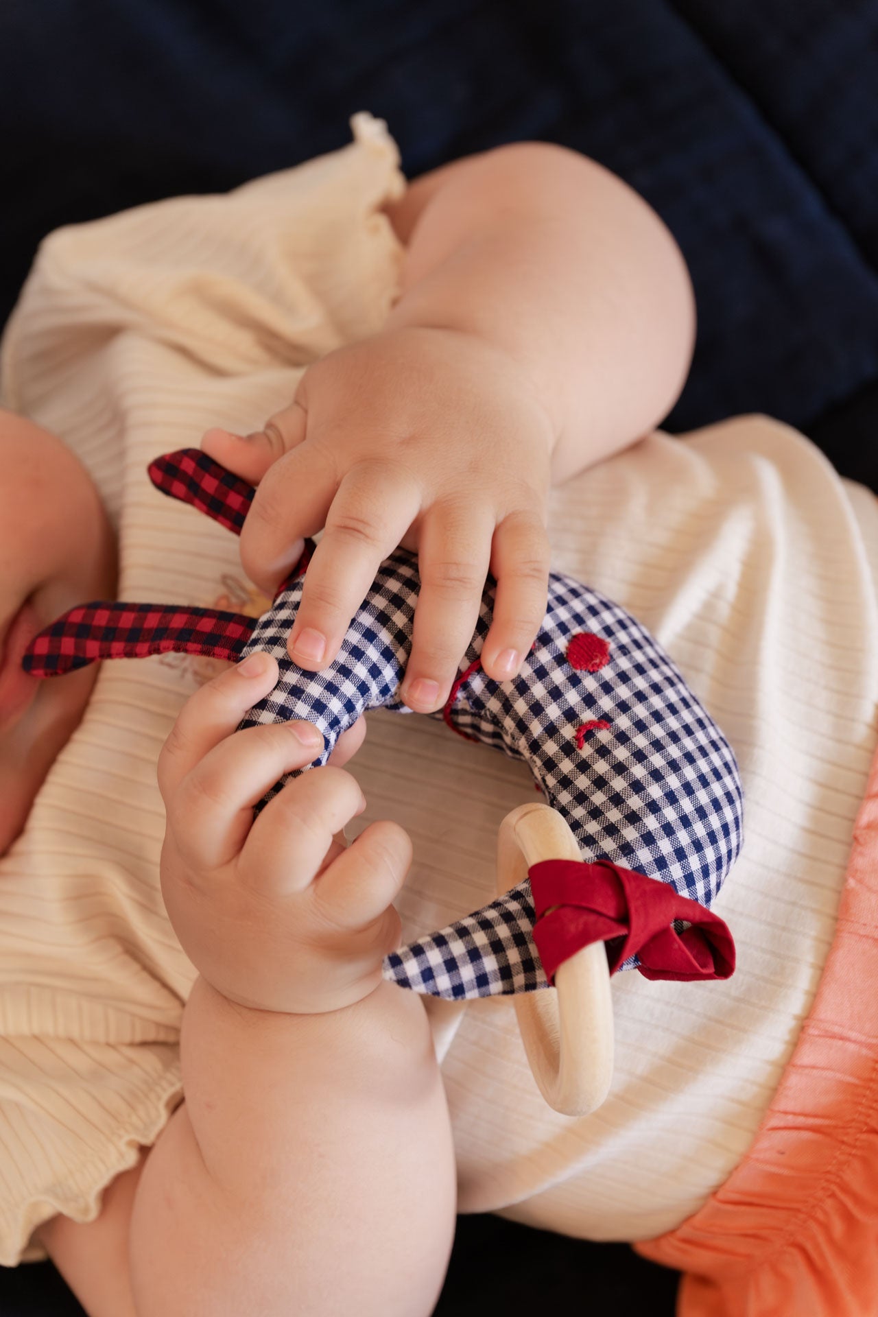 baby rattle - NINI - moon