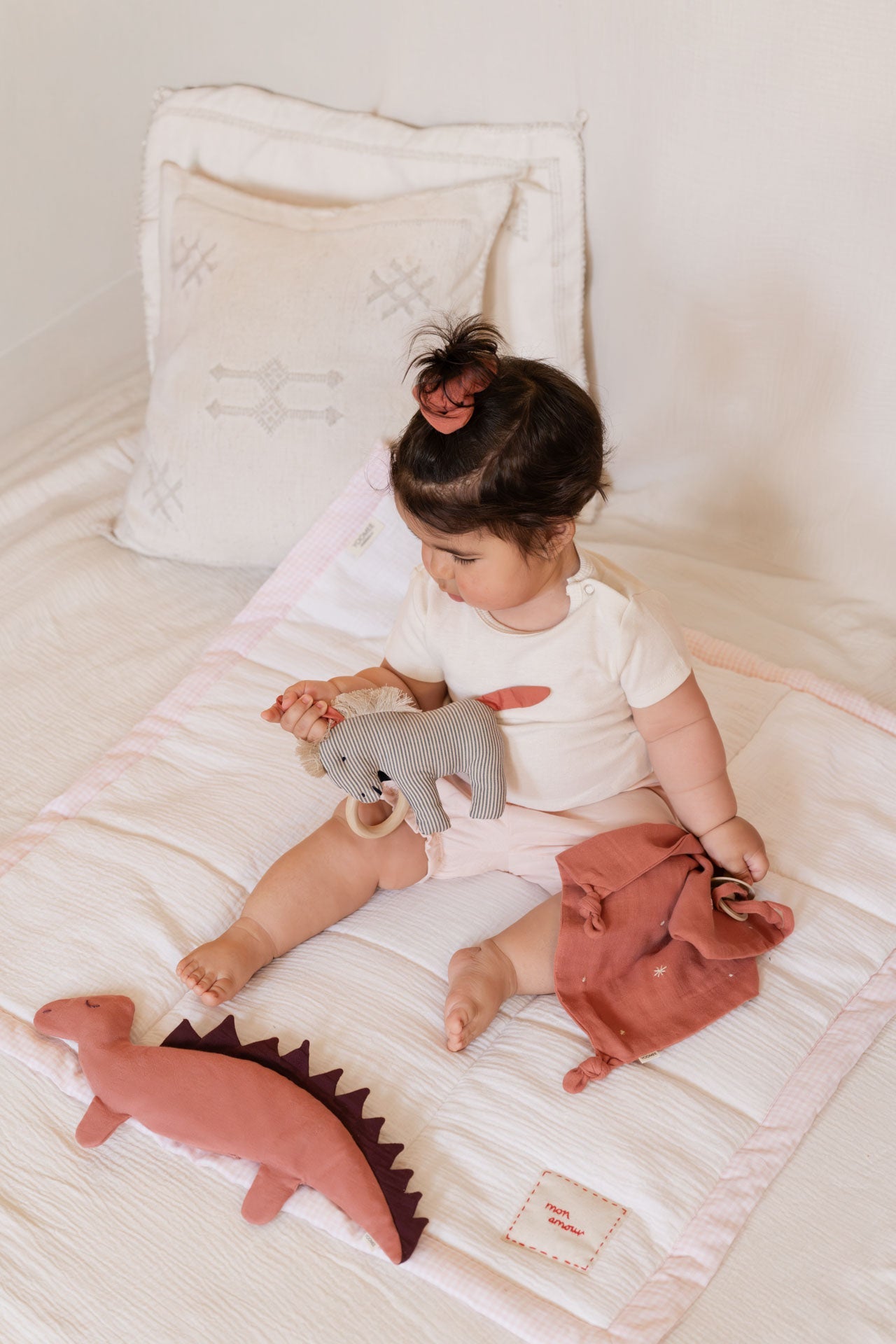 baby rattle - NINI - donkey