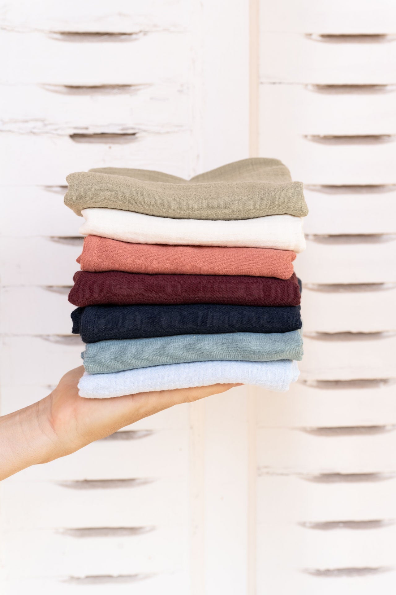 muslin cloth - NINI - marine
