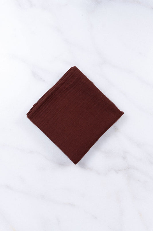 muslin cloth - NINI - bordeaux
