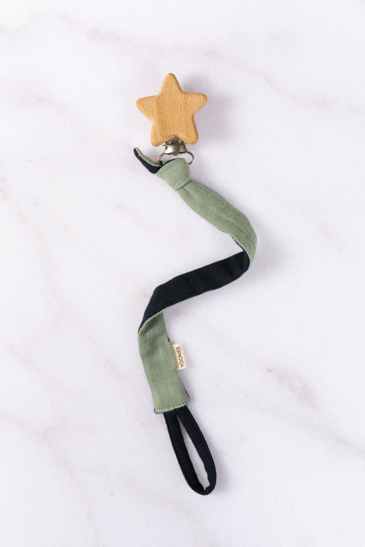 pacifier chain - NINI - mint/marine
