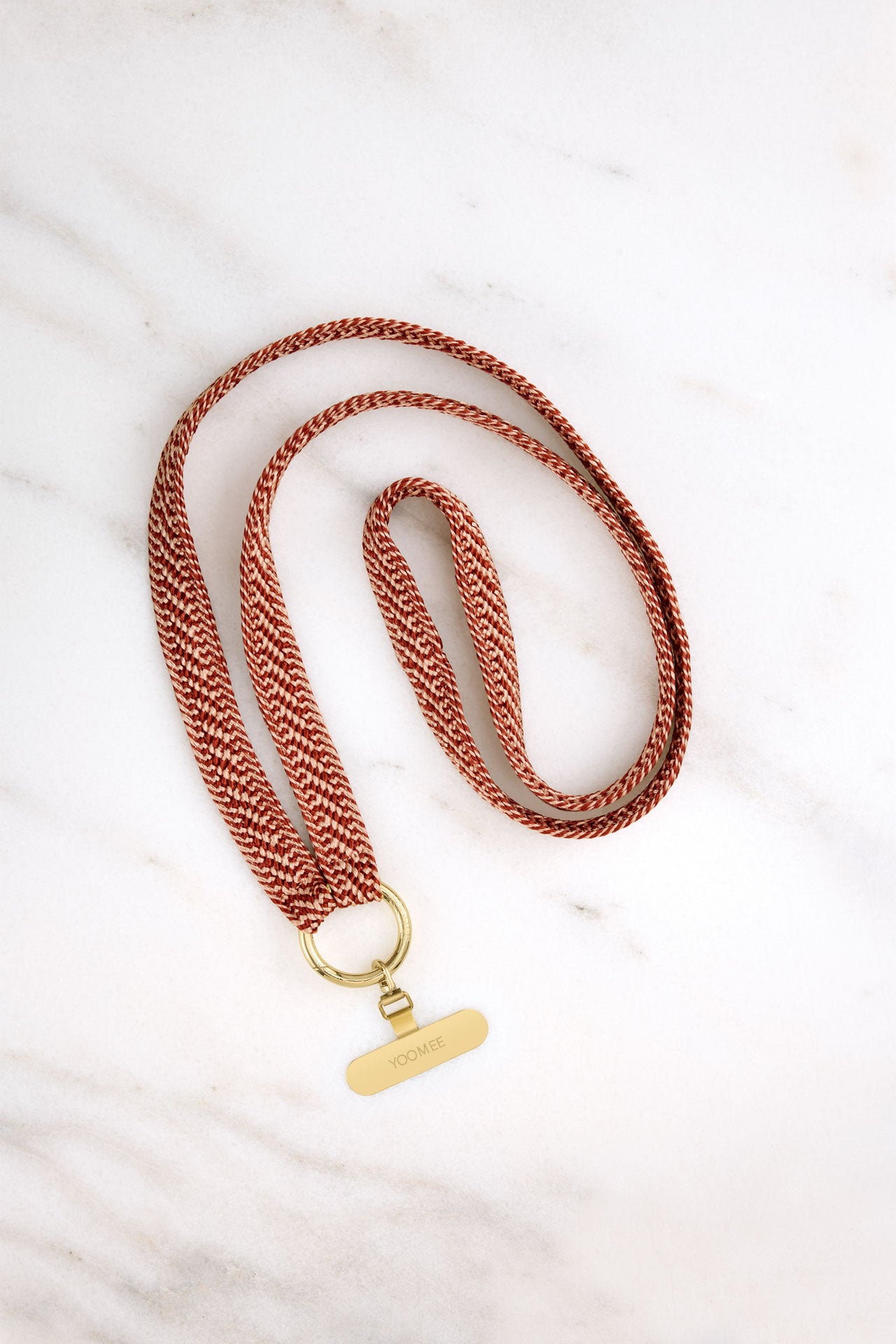 phonechain band - ZAHRA - red clay