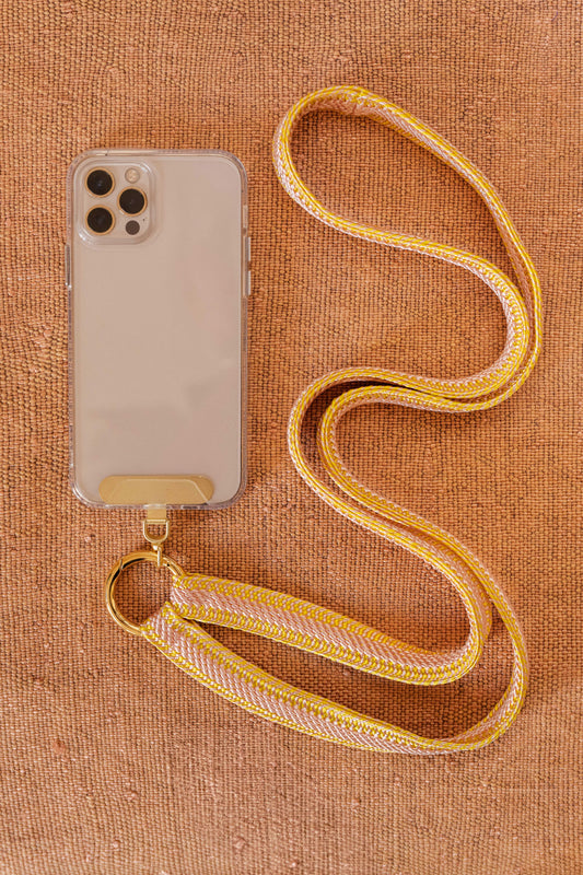 phonechain band - ZAHRA - yellow snapper
