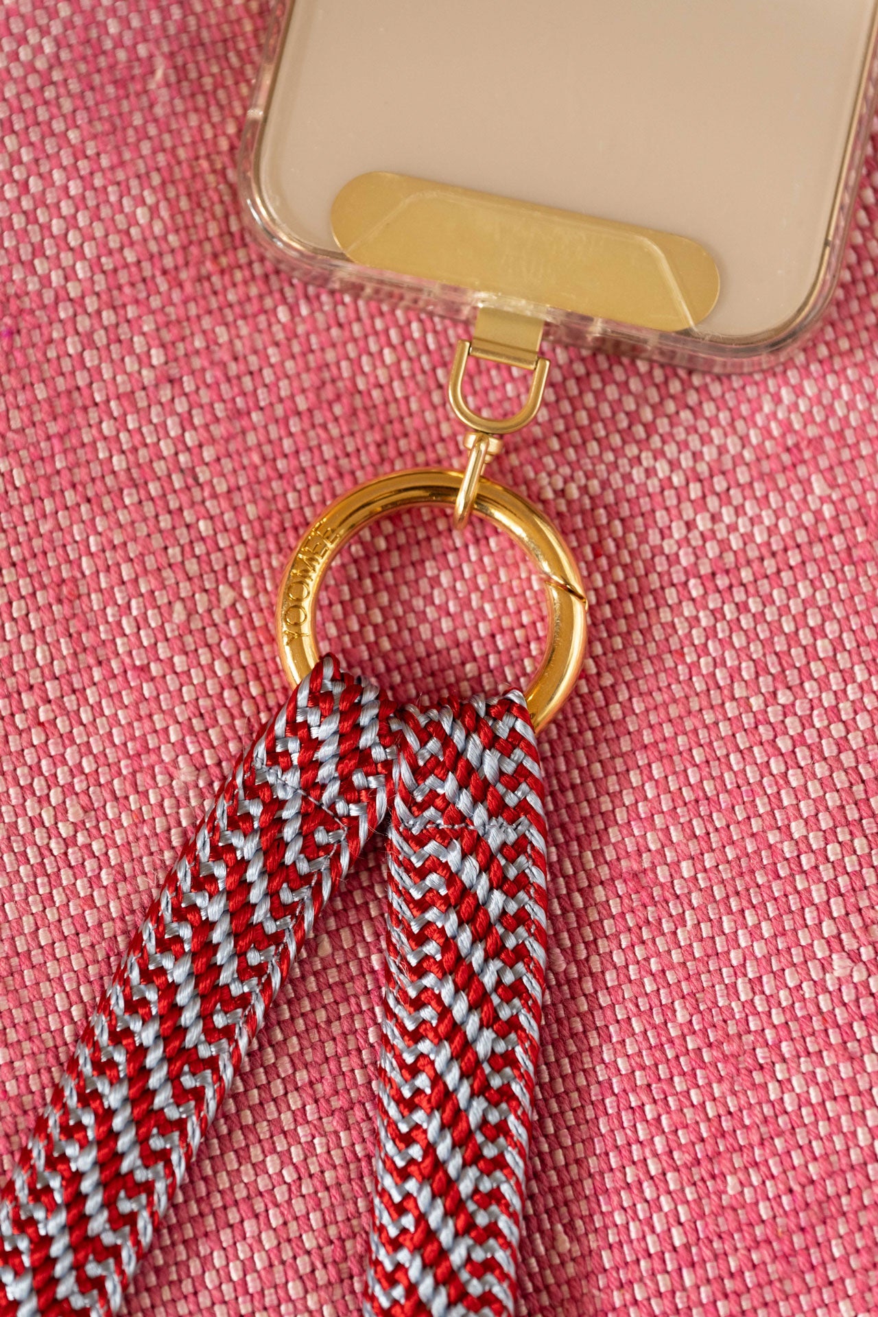 phonechain band - ZAHRA - blush & bue