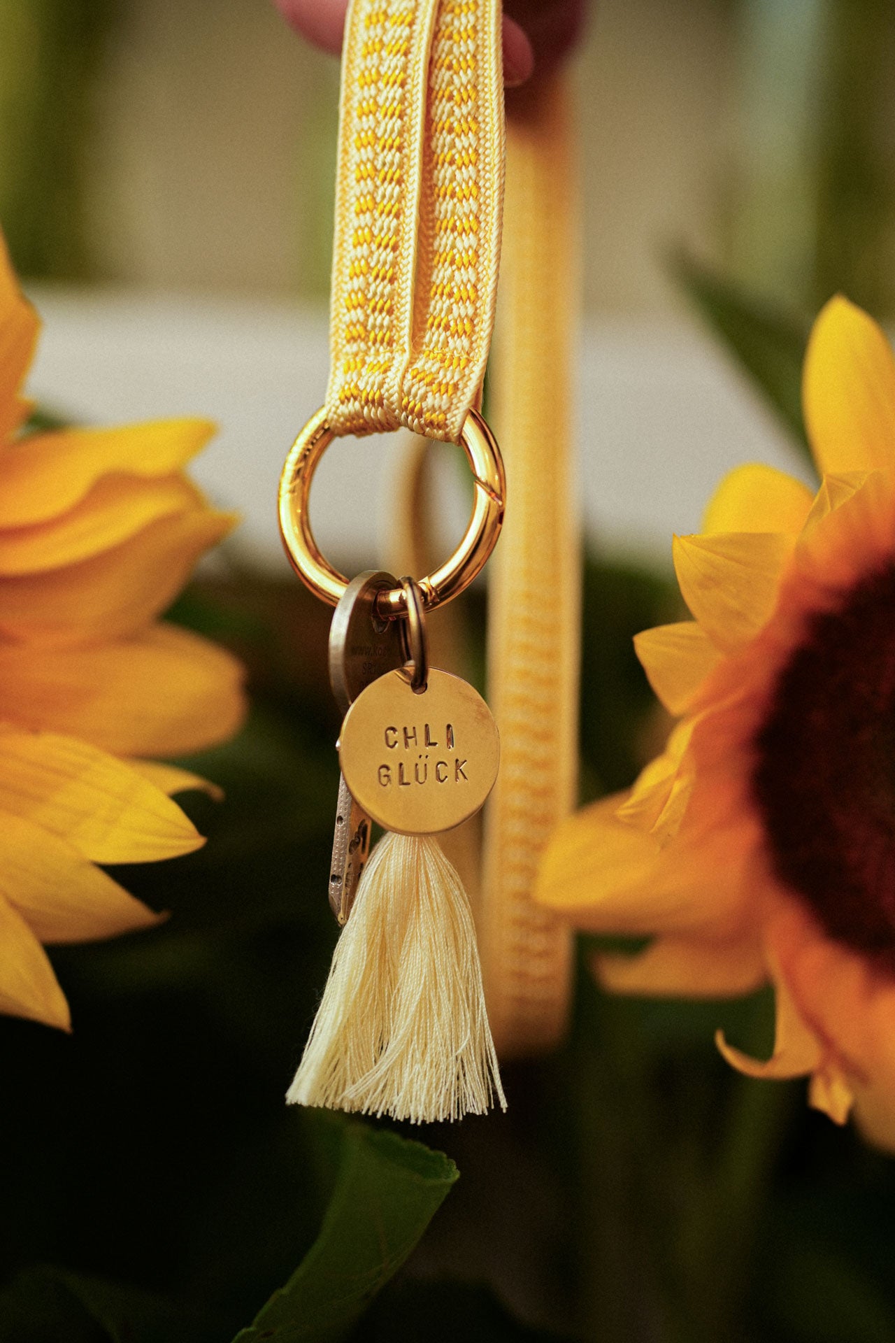 keychain band - ZAHRA - sunshine