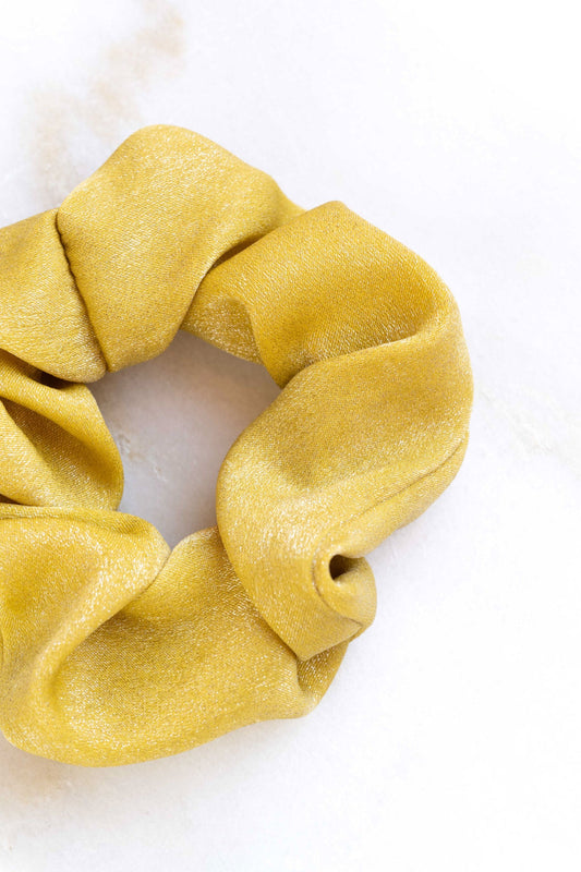 scrunchie - MEDINA glitter - kiwi green