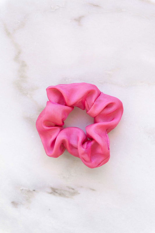 scrunchie - MEDINA glossy - pink